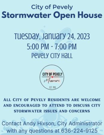 Stormwater Open House Flyer